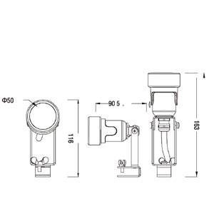 LED Spot Sus Small Tops 1,4W - 24V