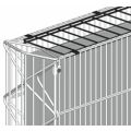 Afdekking voor korf 23 cm, thermisch verzinkt lxt 240 cm x 21,5 cm