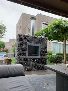 Blokhaard BBQ met BBQ functie