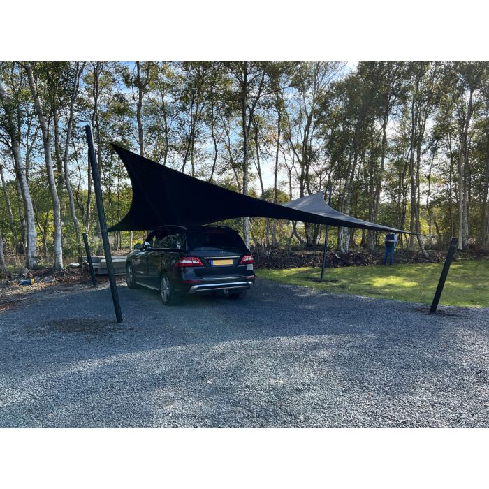 Schaduwdoek "De Targa" carport