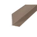 L-profiel aluminium deurstopper taupe gecoat 180 cm