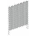 Geluidswerende Schanskorf lxhxb 2,53m x 2,03m x 0,23m - Zuilen 2,5m hoog