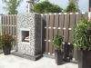 Schanskorf Tuinhaard BBQ lxhxd 0,95m x 1,80m x 0,48m