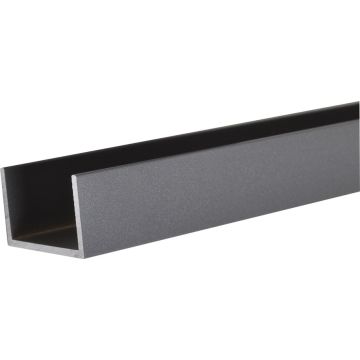 Alu U-Profil Antraciet
