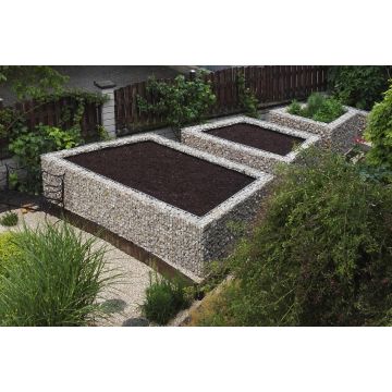 Schanskorf bloembak hoogte 75cm wanddiepte 15cm