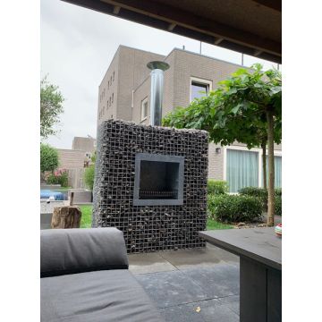 Blokhaard BBQ met BBQ functie