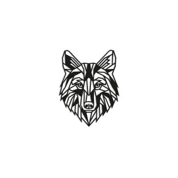 Wolf decoratie