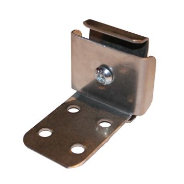 Bevestigingshoek RVS per stuk