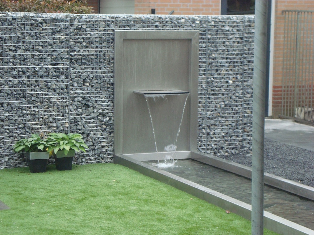 Schanskorf RVS Waterloop