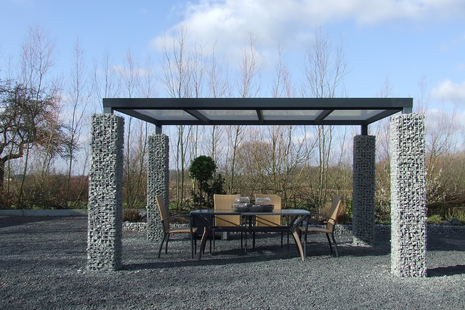 Schanskorven overkapping / pergola