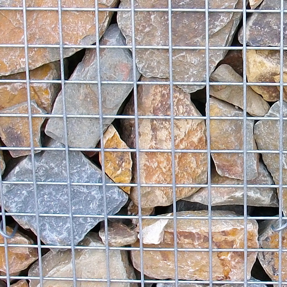 Schanskorven gevuld met Grauwacke