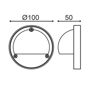 Sus Sphere Black Alu - 24V 2.0Watt