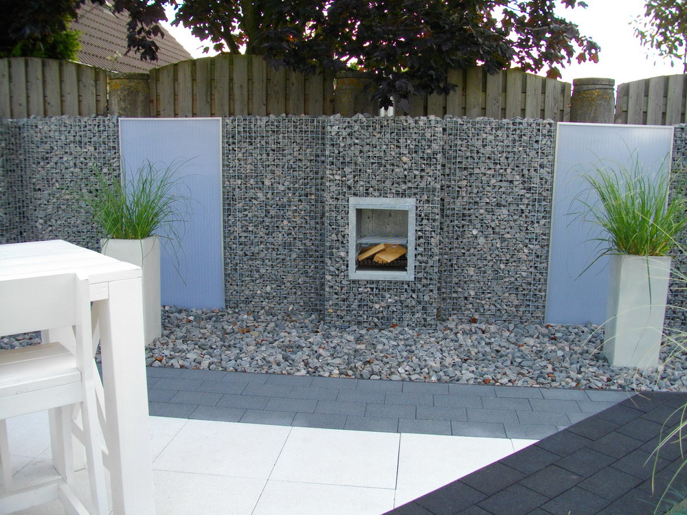 Noors graniet 31-50mm met Tuinhaard BBQ