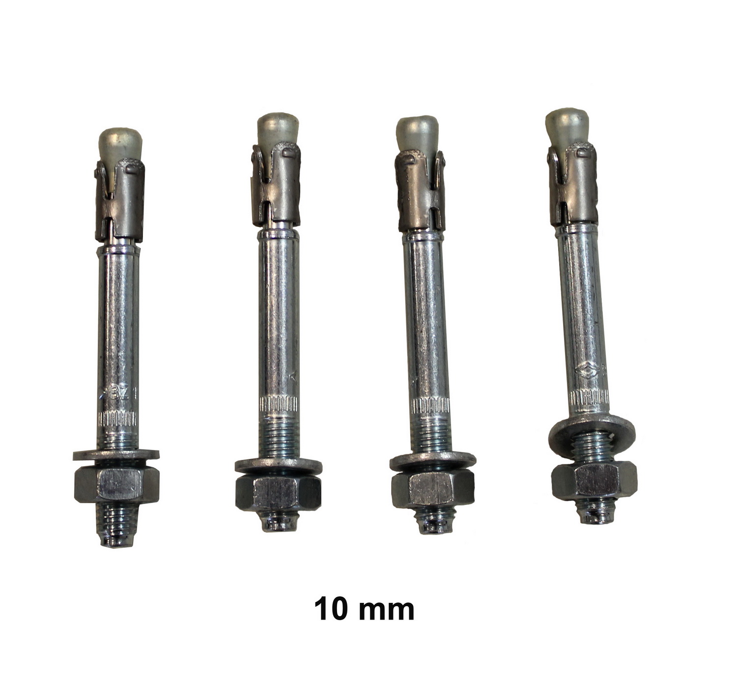 Steunpilaar met voet, schroeven 10mm