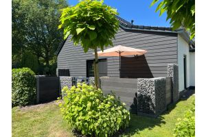 Schanskorven Composiet Tuinhek Opbouw Team – Composiet schutting. Schanskorven Composiet Tuinhek Opbouw Team