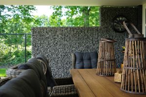 Schanskorf Terras Afscheiding – Zakelijke toepassingen. Schanskorf Terras Afscheiding