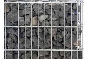 Basalt zwart detail – Transportkorven. Basalt zwart detail