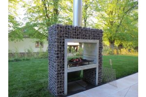 Schanskorven Blokhaard BBQ met Vuur – Tuinhaarden. Schanskorven Blokhaard BBQ met Vuur