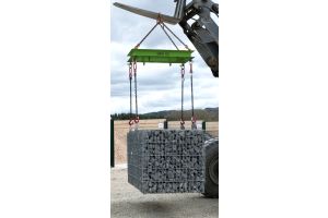 Basalt hijstraverse – Transportkorven. Basalt hijstraverse