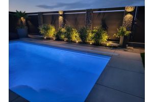 Schanskorven met Composiet in het Donker – LED verlichting. Schanskorven met Composiet in het Donker