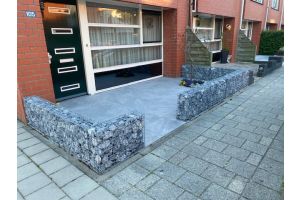 Schanskorven met Alpenstenen – Alpen breuksteen. Schanskorven met Alpenstenen