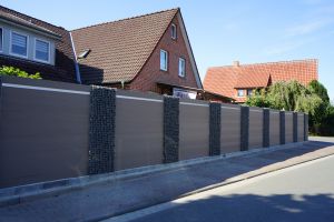 Schanskorven met Composiet Schutting – Composiet schutting. Schanskorven met Composiet Schutting