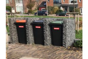 Schanskorven M�lltonnenbox Trio – Zakelijke toepassingen