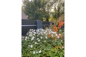 Schutting Schanskorf Composiet – Zakelijke toepassingen. Schutting Schanskorf Composiet