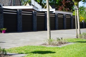 Schanskorven met Composiet Schutting – Composiet schutting. Schanskorven met Composiet Schutting