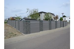 Schanskorven met Composiet Schutting – Composiet schutting. Schanskorven met Composiet Schutting