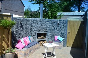 Hoekhaard met BBQ – Tuinhaarden. Hoekhaard met BBQ