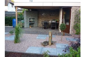 Hoekhaard Xl in Overkapping – Tuinhaarden. Hoekhaard Xl in Overkapping