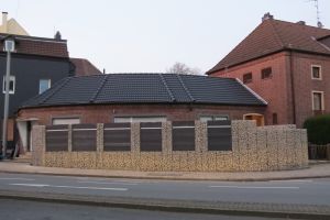 Schanskorven met Composiet Schutting – Composiet schutting. Schanskorven met Composiet Schutting