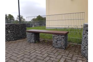 Schanskorf met zitbank – Schanskorf tuinbanken