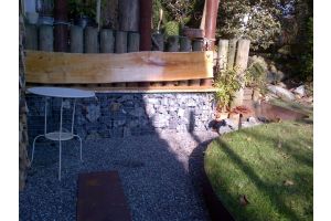 Schanskorf met zitbank – Schanskorf tuinbanken