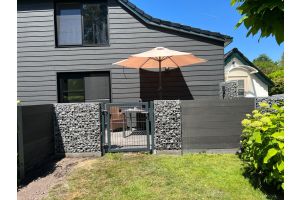 Schanskorven Composiet Tuinhek – Composiet schutting. Schanskorven Composiet Tuinhek