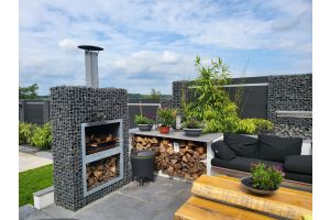 Schanskorf Buitenhaard – Tuinhaarden. Schanskorf Buitenhaard