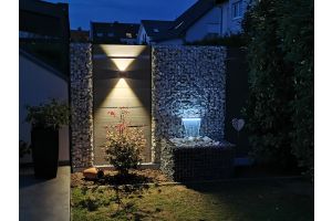 Schutting Nieuw bij Nacht – Watervallen. Schutting Nieuw bij Nacht