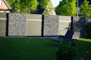 Schanskorven met Composiet Schutting – Composiet schutting. Schanskorven met Composiet Schutting