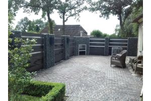 Schanskorven met Composiet en Hoekhaard – Tuinhaarden. Schanskorven met Composiet en Hoekhaard