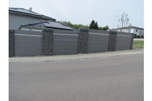 Schanskorven met Composiet Schutting – Composiet schutting. Schanskorven met Composiet Schutting