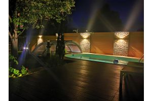 Schanskorf Schutting met Grauwacke Breuksteen – Composiet schutting. Schanskorf Schutting met Grauwacke Breuksteen