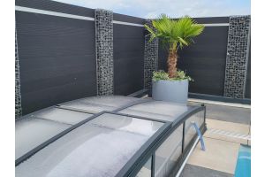 Schanskorven met Composiet Schutting – Composiet schutting. Schanskorven met Composiet Schutting