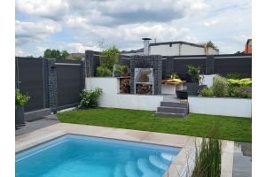 Schanskorven met Composiet en Een Tuinhaard – Tuinhaarden. Schanskorven met Composiet en Een Tuinhaard