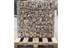 Dolomiet geel pallet – Transportkorven. Dolomiet geel pallet