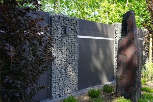 Schanskorven met Composiet Schutting – Composiet schutting. Schanskorven met Composiet Schutting