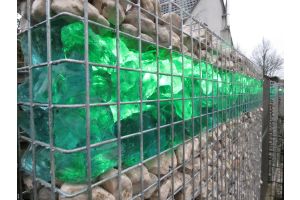 Glasbrokken met LED – Glasbrokken. Glasbrokken met LED