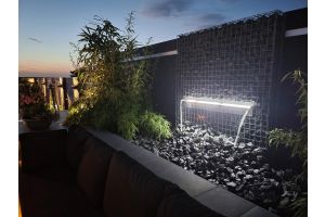 Schanskorf Waterval bij Nacht – Watervallen. Schanskorf Waterval bij Nacht