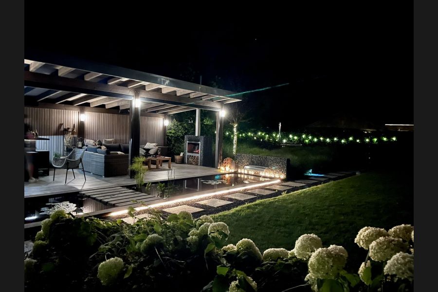 Schanskorf Blokhaard BBQ en Waterval Schanskorf Blokhaard BBQ en Waterval