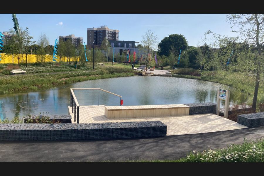 Claremont Park Londen Schanskorven Claremont Park Londen Schanskorven